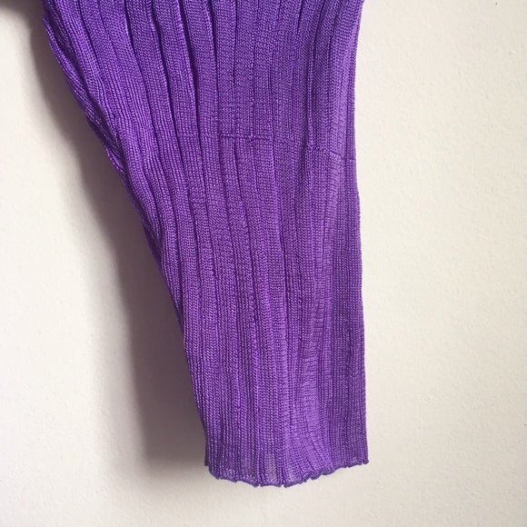 Maryam Nassir Zadeh Semi-Sheer Rib Knit Top - Picture 7 of 8